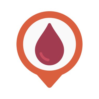 Kan bağışı kutsal kişilerin resmi, vektör çizim