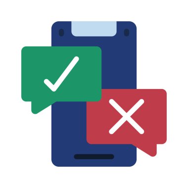 İletiler web simgesi vektör illüstrasyonu