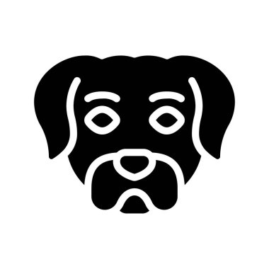 köpek vektör resimleme simgesi