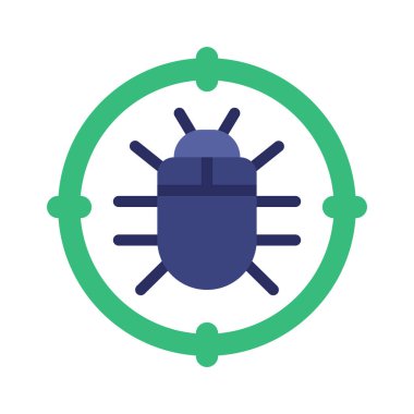 Basit hata simgesi vektör çizimi