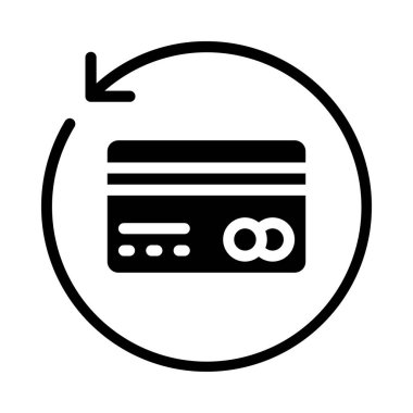 Kredi Geçmişi ikon vektör illüstrasyon tasarımı