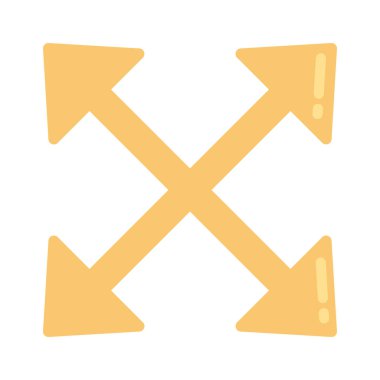 Okların simge vektör resimlerini genişlet