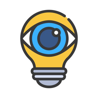 İç görü simgesi vektör illüstrasyon tasarımı