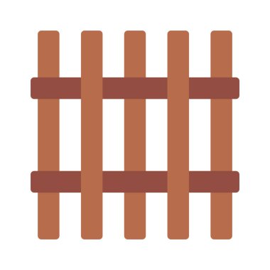  çit simgesi vektör illüstrasyonu