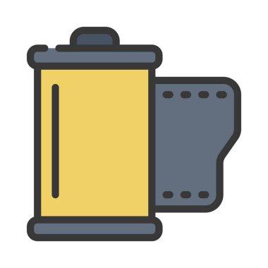 Film Kartuş Ağı vektör çizimi 