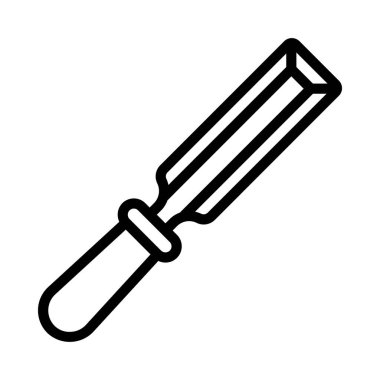 Chisel web simgesi vektör illüstrasyonu 