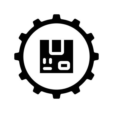 Envanter Yönetimi simgesi. vektör illüstrasyonu 