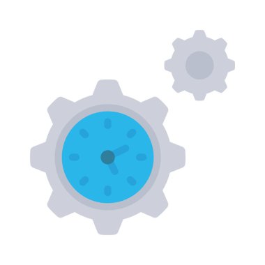 Geliştirme Zamanı modern simgesinin vektör çizimi           