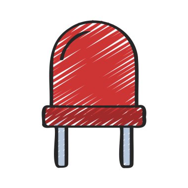 LED Gösterge Ampul Ağı vektör çizimi 