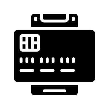 Mobil Ödeme simgesi, vektör illüstrasyonu basit tasarım