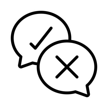 Argument web simgesi vektör illüstrasyonu 