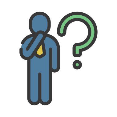 Belirsiz Kişi web simgesi vektör illüstrasyonu 