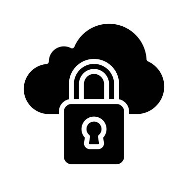 Bulut Akış Çizelgesi Simgesi, Vektör İllüstrasyonu