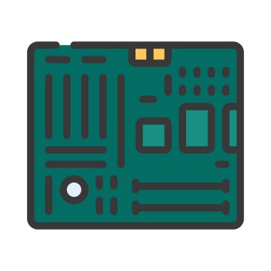 Ana kart web simgesi vektör illüstrasyonu