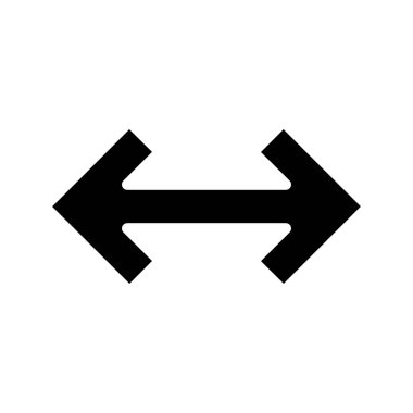 Çift Ok simgesi beyaz arkaplanda izole edildi. vektör.