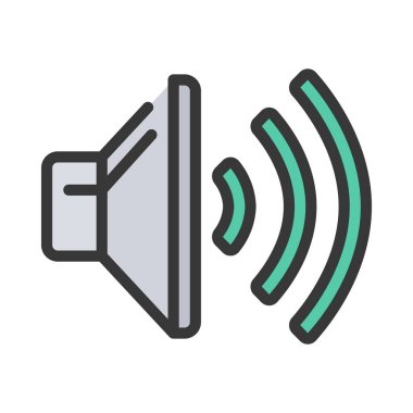 ses simgesi vektör illüstrasyon tasarımı