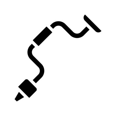 Sarmal El Sondaj Ağı vektör çizimi