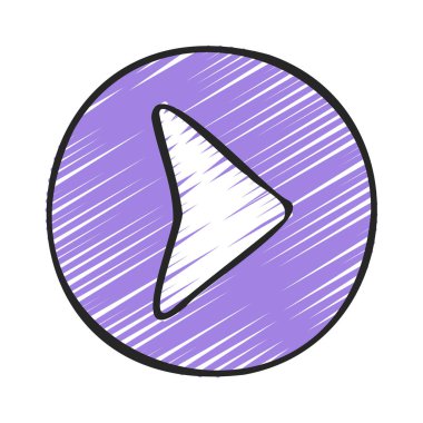  Sağ yön ok ikonu vektör illüstrasyonu 