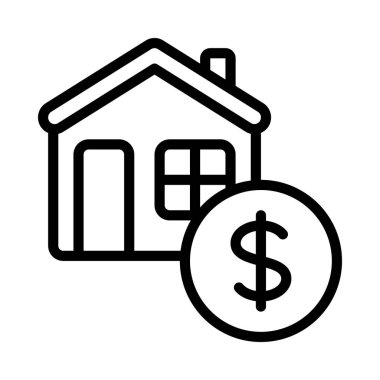 Ev simgesi, vektör illüstrasyonu al 