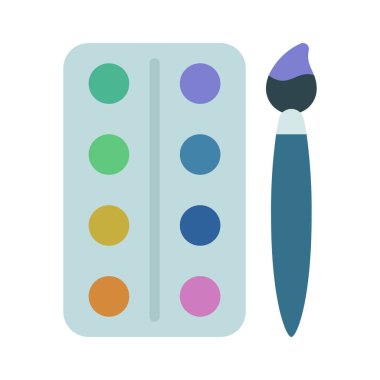 Su Rengi Tin simgesi vektör illüstrasyon tasarımı