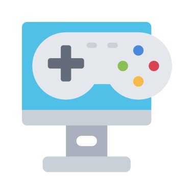 Video oyun simgesi, vektör illüstrasyon tasarımı