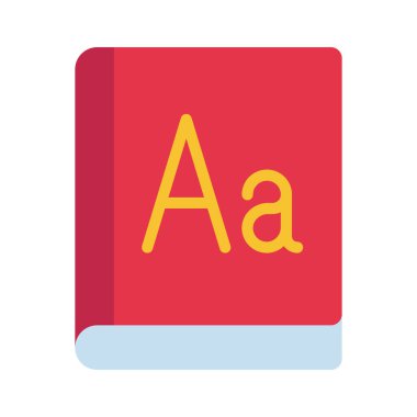 Sözlük Uygulaması Web simgesi vektör çizimi