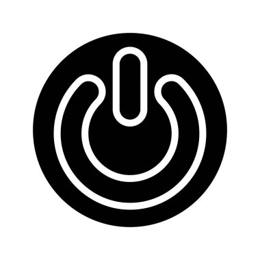 Güç Web simgesi vektör illüstrasyonunda