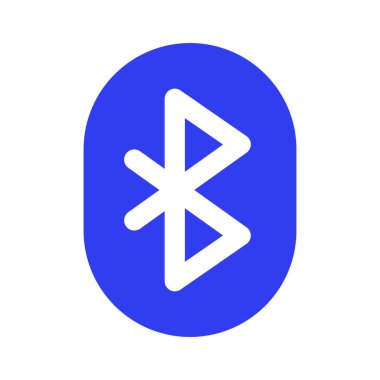  Bluetooth Düğmesi vektör illüstrasyonu 