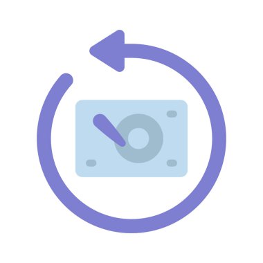 Veri Kurtarma simgesi, vektör çizimi  