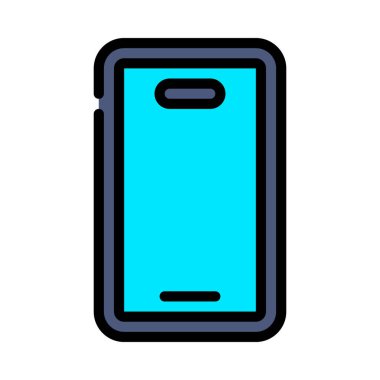 akıllı telefon vektör simgesi, illüstrasyon 