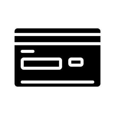 Kredi kartı web simgesi vektör illüstrasyonu