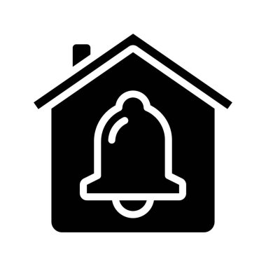 bildirim çanı simgesi, vektör illüstrasyonu basit tasarım