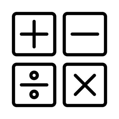 Artı eksi vektör illüstrasyon tasarımı
