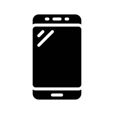 akıllı telefon simgesi, vektör illüstrasyonu basit tasarım
