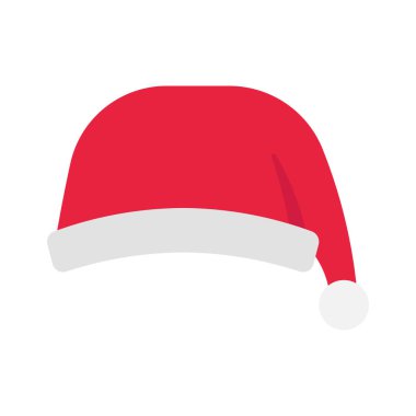 Santa şapka web simge vektör çizim