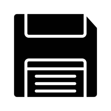 Disket Disk ikonu vektör illüstrasyon tasarımını kaydet