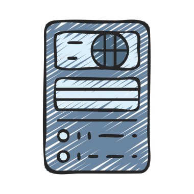 kişisel bilgisayar simgesi, vektör illüstrasyonu basit tasarım