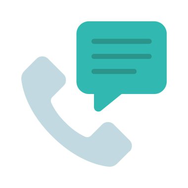 Telefon İleti Web simgesi vektör çizimi