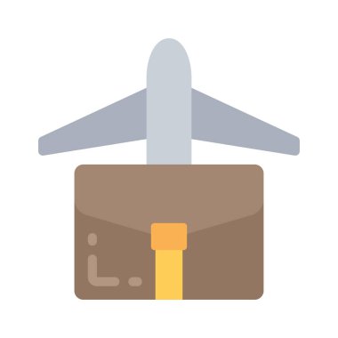 Business Flight web simgesi vektör çizimi