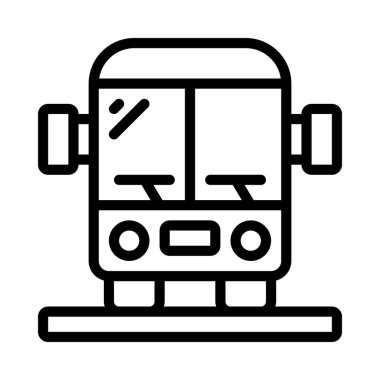 Toplu Taşımacılık simgesi vektör illüstrasyon tasarımı