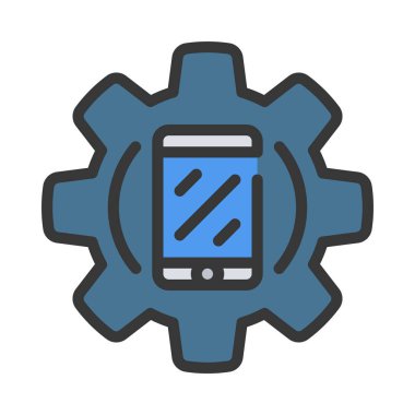 MDM simge vektör illüstrasyon tasarımı