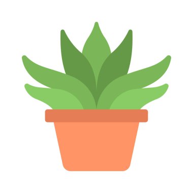 Gasteria web simgesi vektör illüstrasyonu