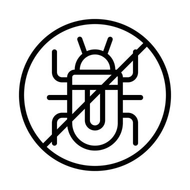 Hata ayıklama web simgesi vektör çizimi