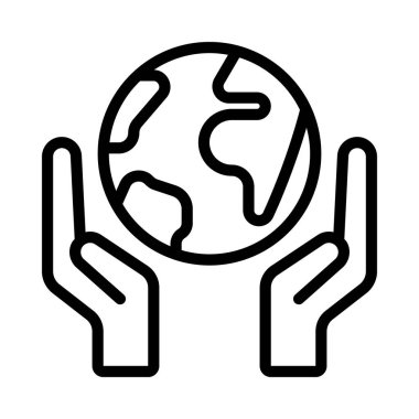 Dünya Web ikonu vektör illüstrasyonunu Koru