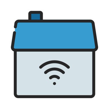 Smart Home icon, vector illustration 