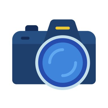 DSLR kamera simgesi vektör illüstrasyon tasarımı 