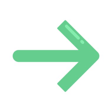 Keskin ve Yuvarlak Ok simgesi