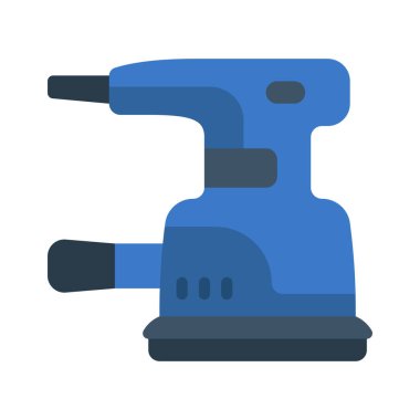 Yörüngesel Sander web simgesi vektör çizimi