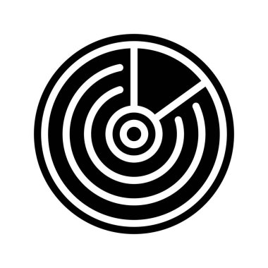 Aygıt İzleyici Uygulama simgesi, vektör illüstrasyonu basit tasarım