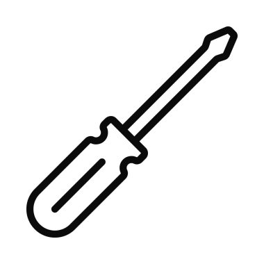 tornavida ikonu vektör çizimi 